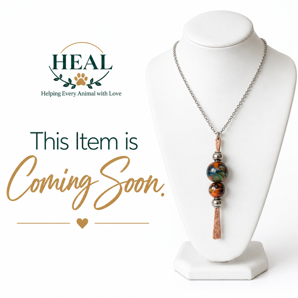 COMING SOON — Copper Solstice Pendant Necklace