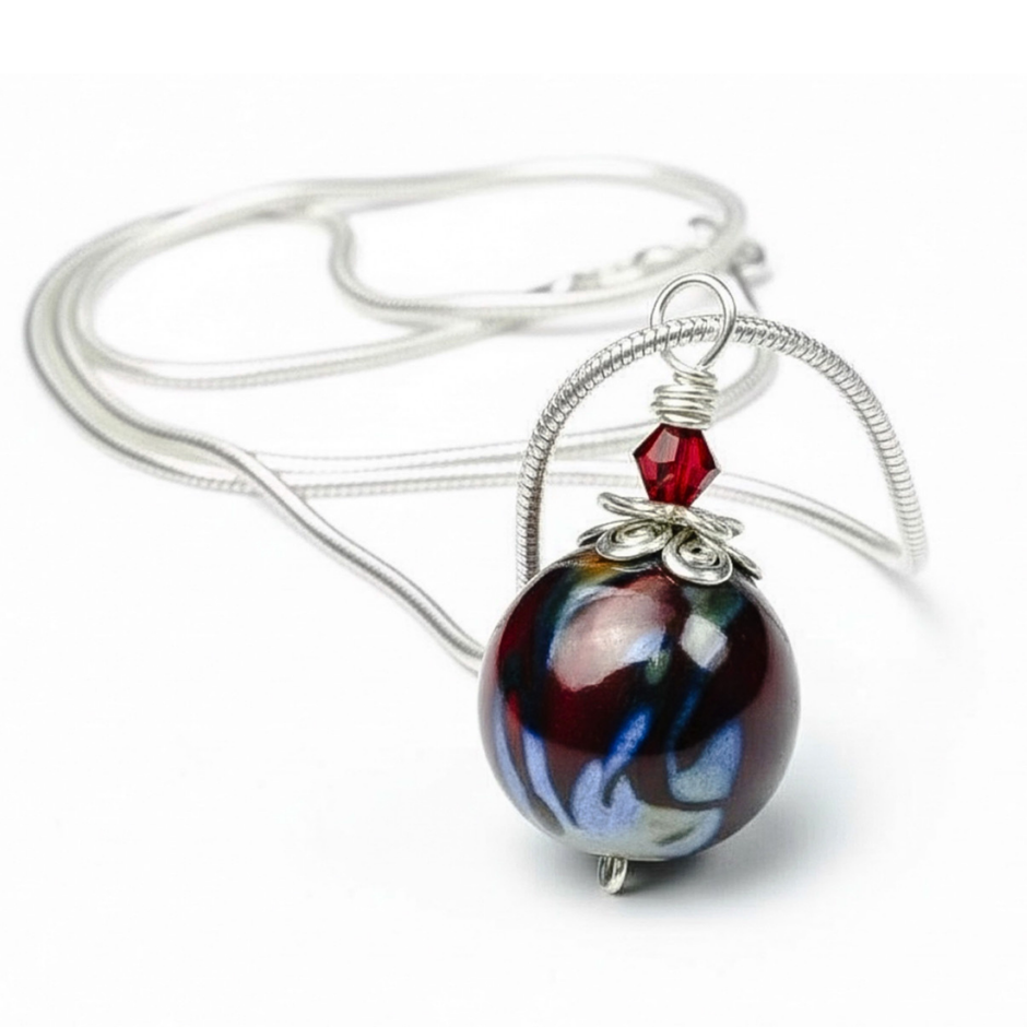COMING SOON — Midnight Ruby Pendant Necklace