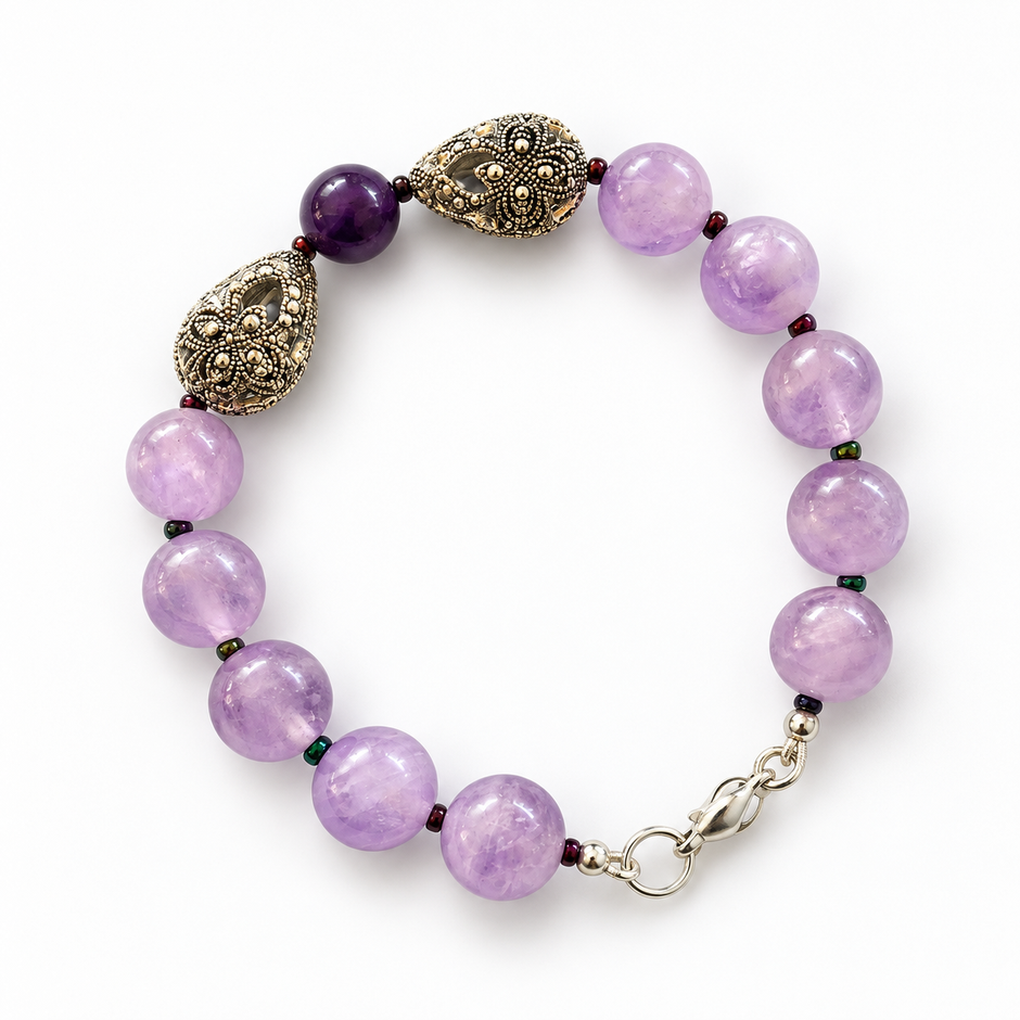 Lavender Grace Amethyst Bracelet
