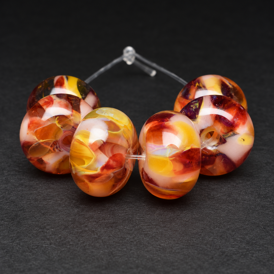 Firelight: Handmade Lampwork Glass Beads