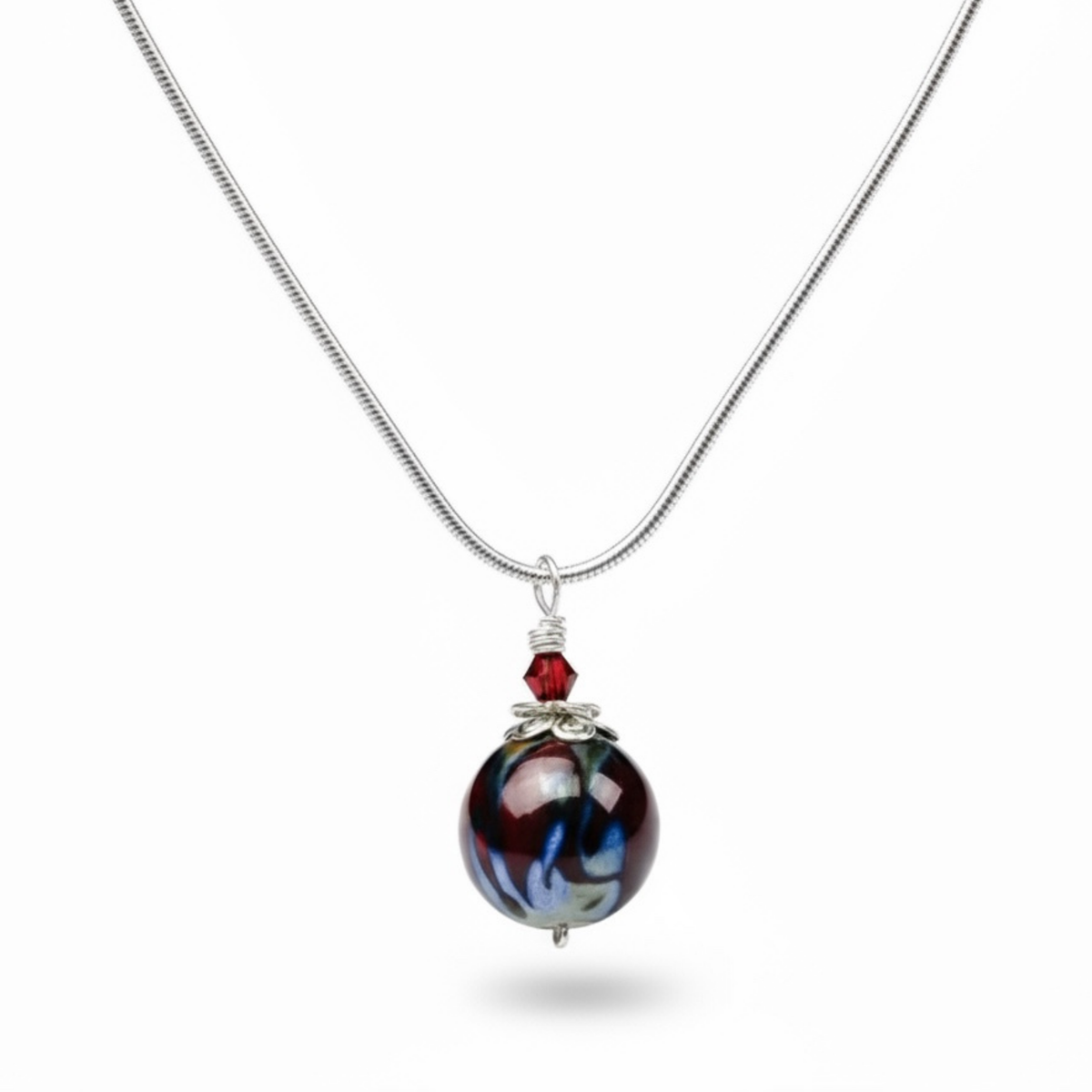 COMING SOON — Midnight Ruby Pendant Necklace