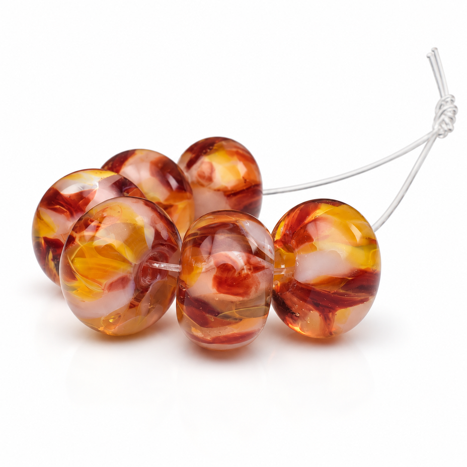 Firelight: Handmade Lampwork Glass Beads