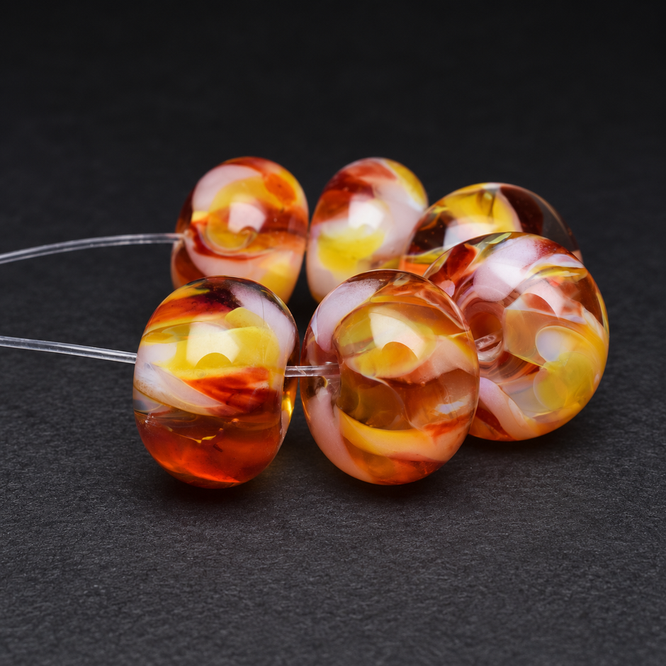 Firelight: Handmade Lampwork Glass Beads