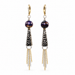 Purple Mosaic Tassels