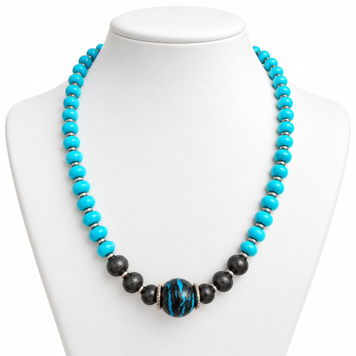 Blue Eclipse Necklace