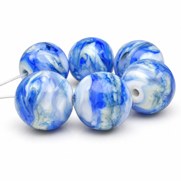 Ocean Mist: Handmade Lampwork Glass Beads